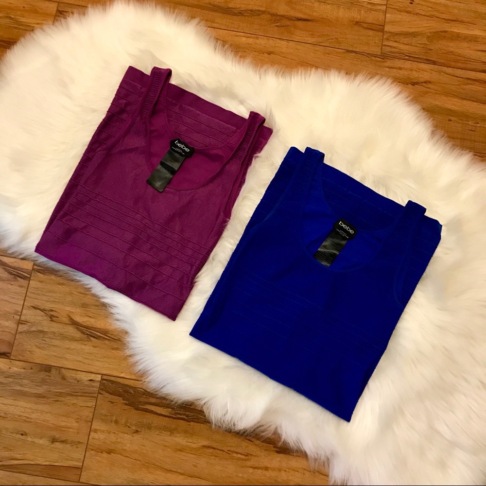 Two Bebe bodycon dresses